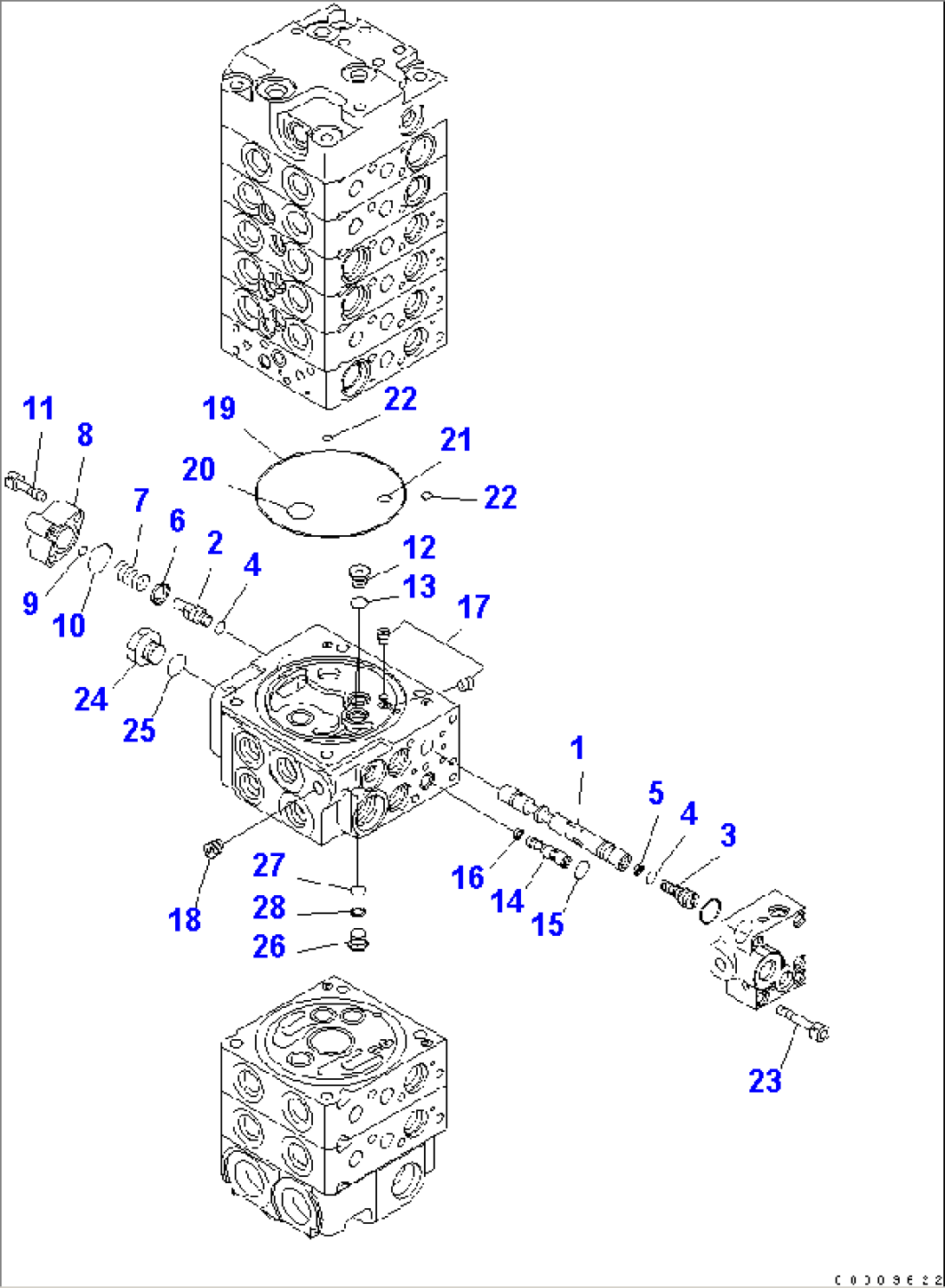 MAIN VALVE (8-VALVE) (14/20)