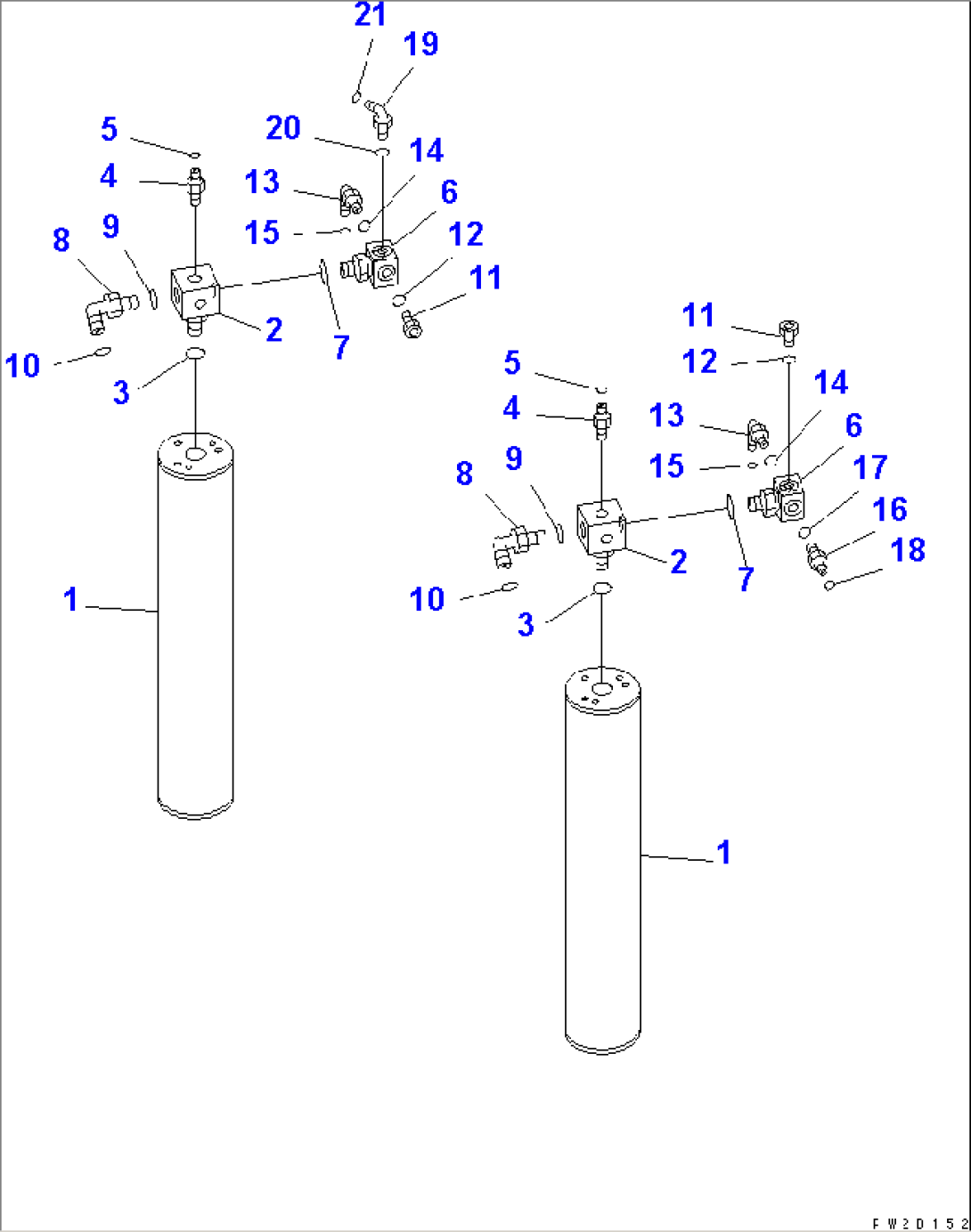 ACCUMULATOR AND CONNECTING PARTS