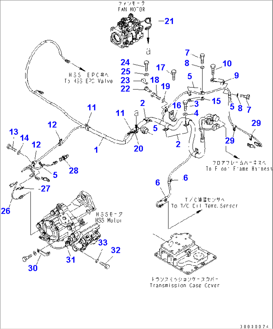 WIRING (POWER TRAIN)(#11001-)