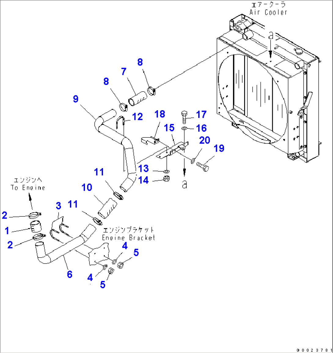 AIR COOLER PIPING (INLET PIPING)