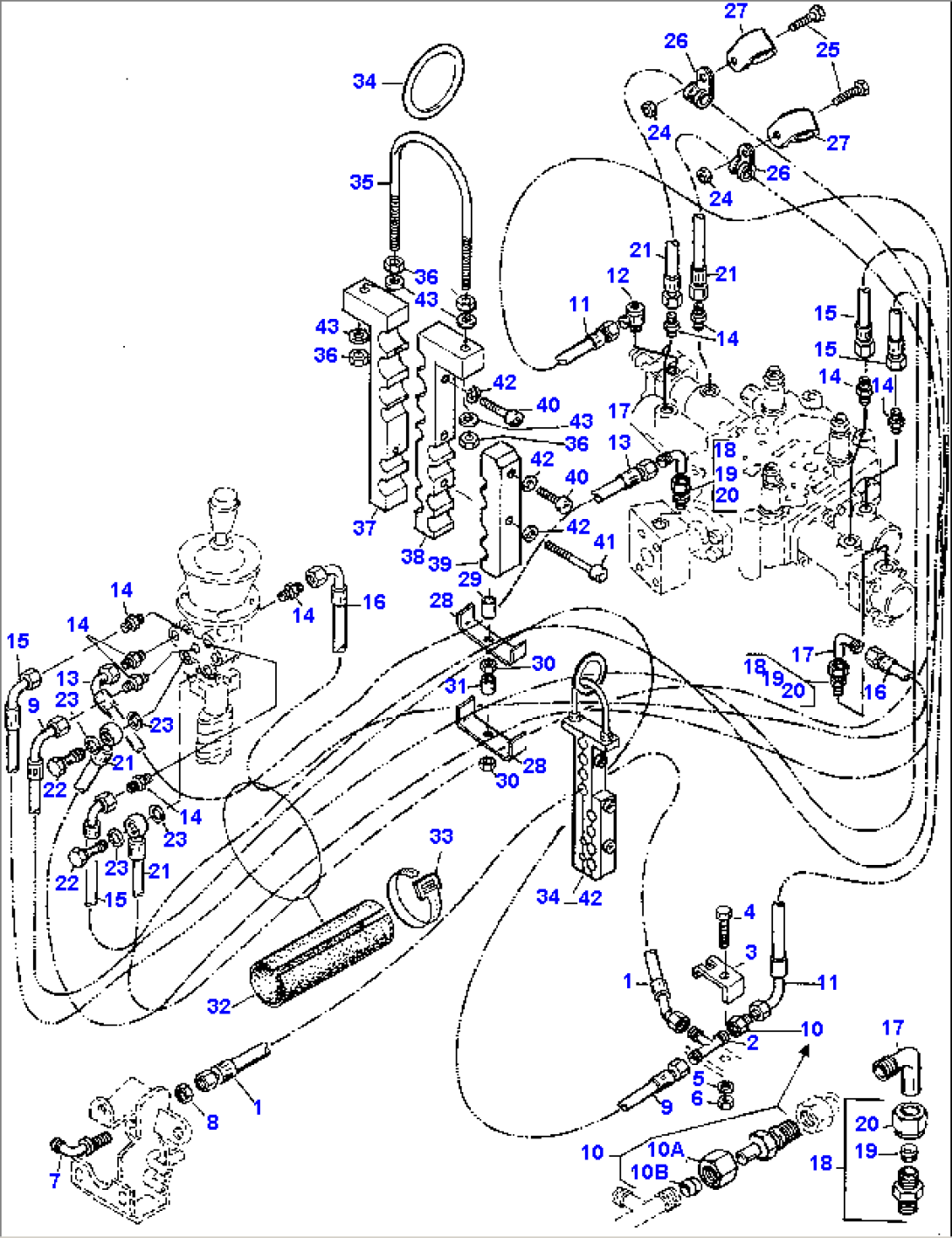 PIPINGS FOR REMOTE CONTROL VALVE, TWO WAYS