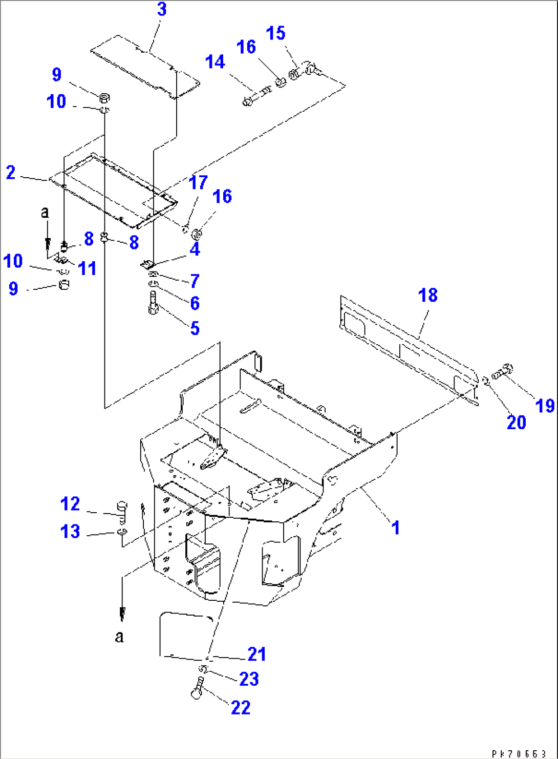 REAR FRAME AND COVER