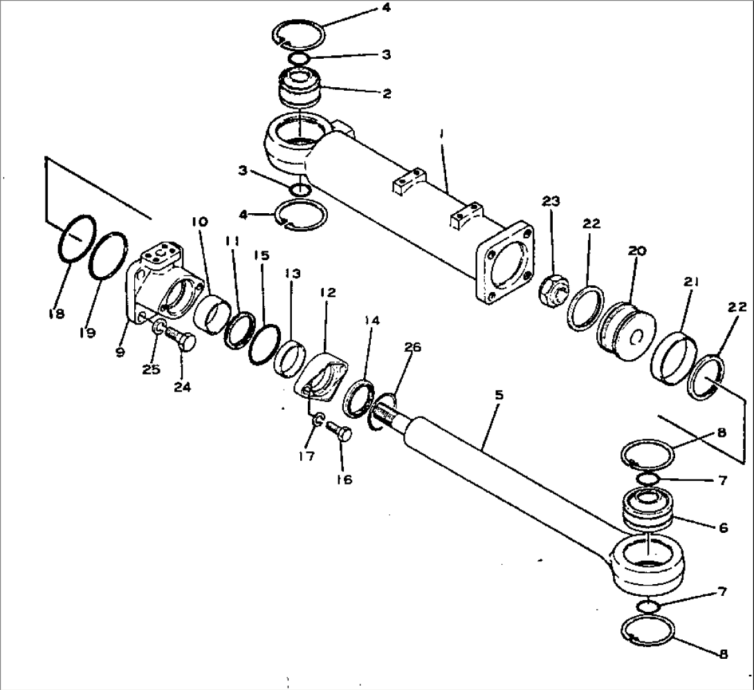 STEERING CYLINDER(#1005-1006)
