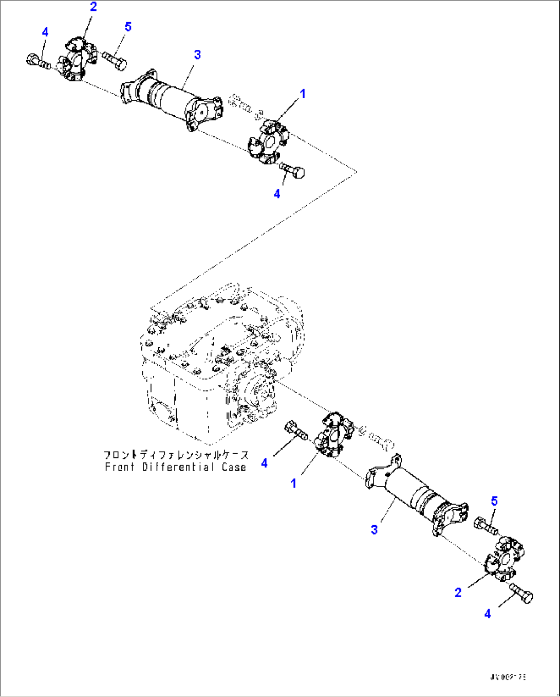 Front Axle, Drive Shaft (#10001-)