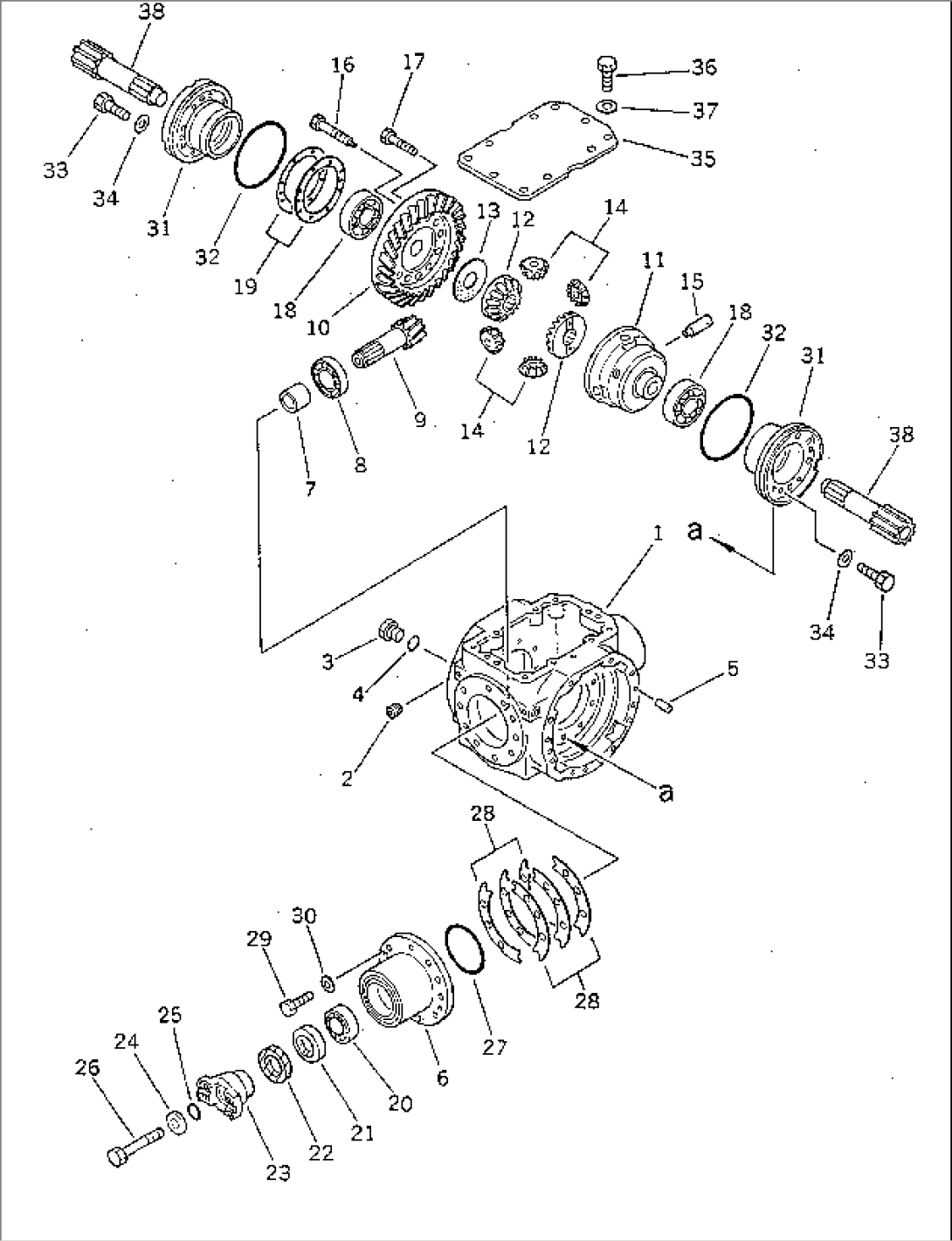 REAR DIFFERENTIAL(#12001-)