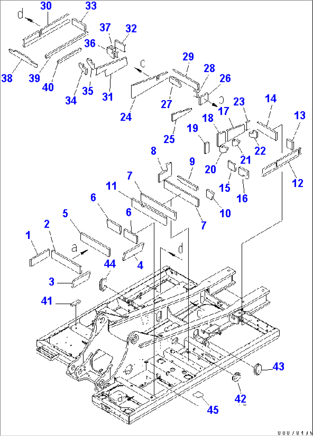 REVOLVING FRAME (2/2) (DEMOLITION SPEC.) (#K50350-)