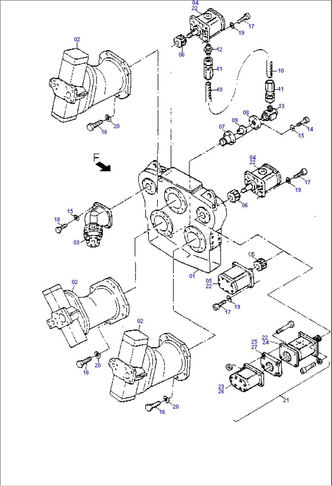 Pump and Distributor Gear Arr.