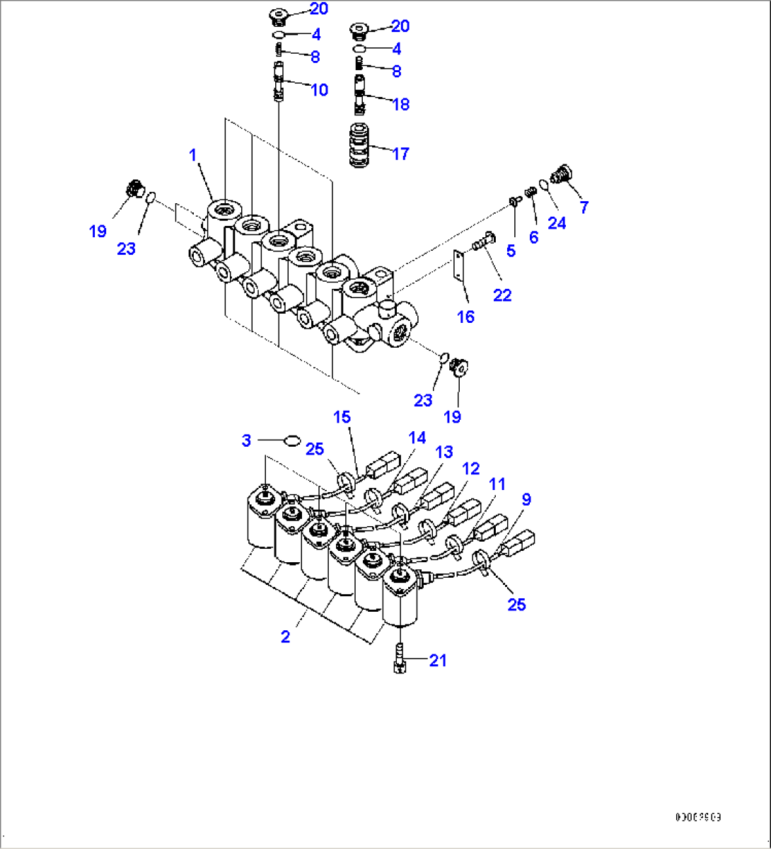 Solenoid Valve, Inner Parts (1st ATT Control)