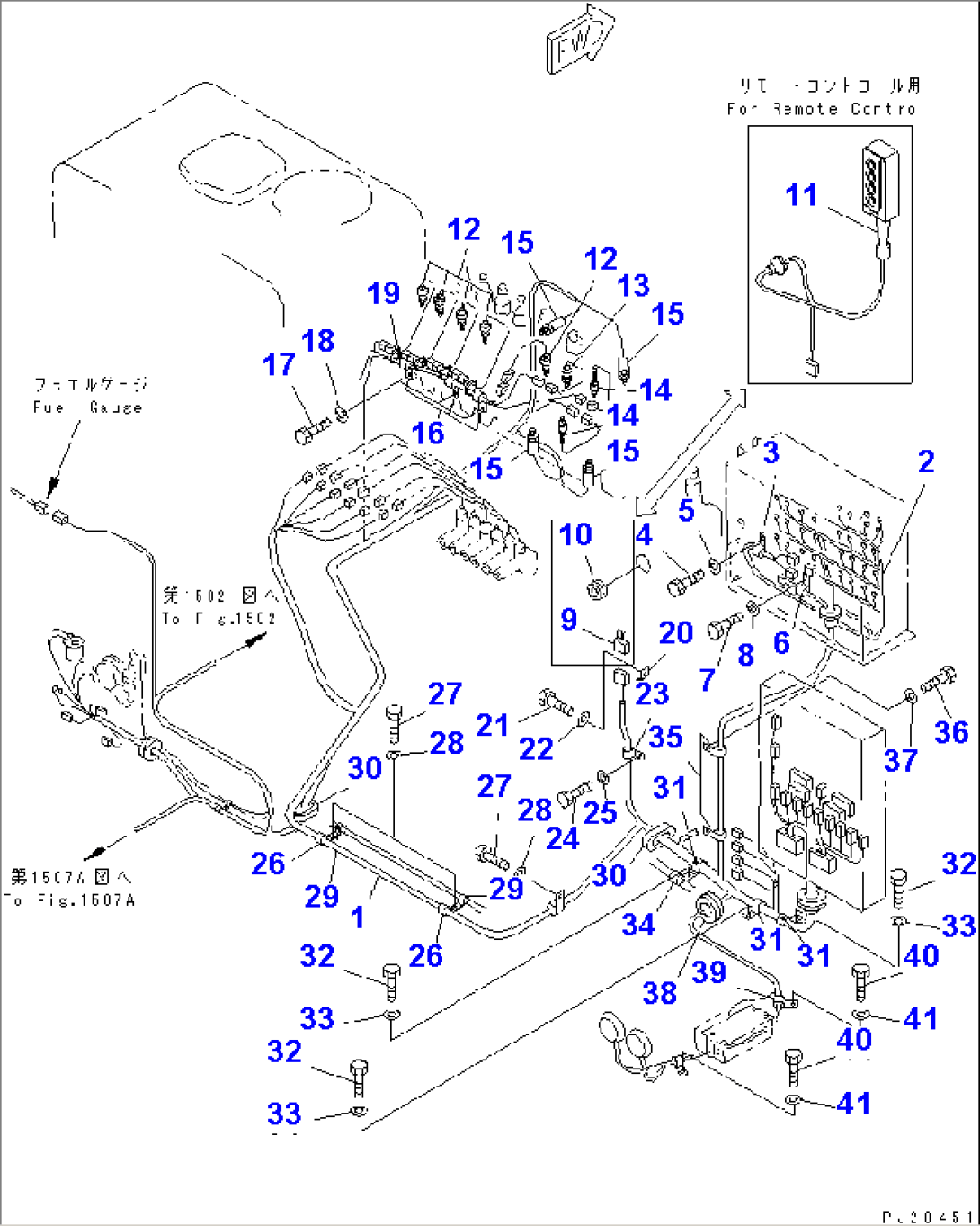 ELECTRICAL SYSTEM (MAIN HARNESS) (1/2)(#1501-)