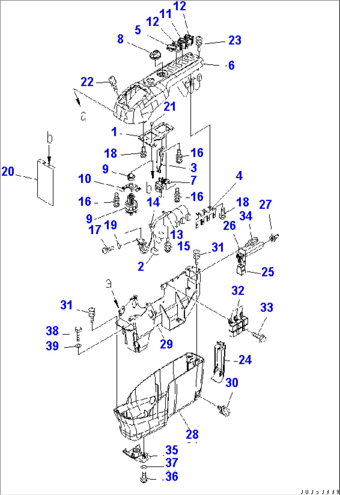 FLOOR FRAME (CONSOLE) (R.H.)