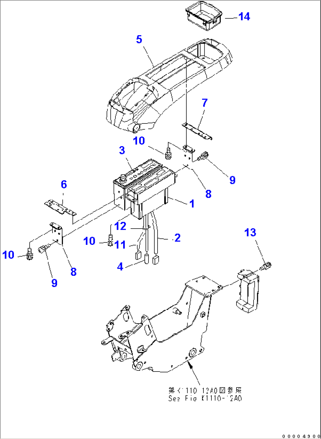 FLOOR FRAME (CONSOLE) (UPPER) (L.H.)