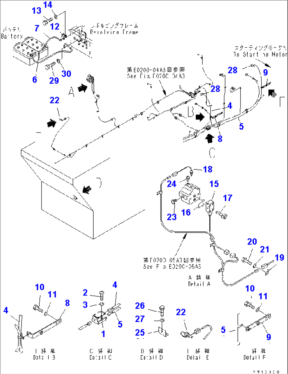 ELECTRICAL SYSTEM (BATTERY RELAY AND SENSOR)(#10011-11001)