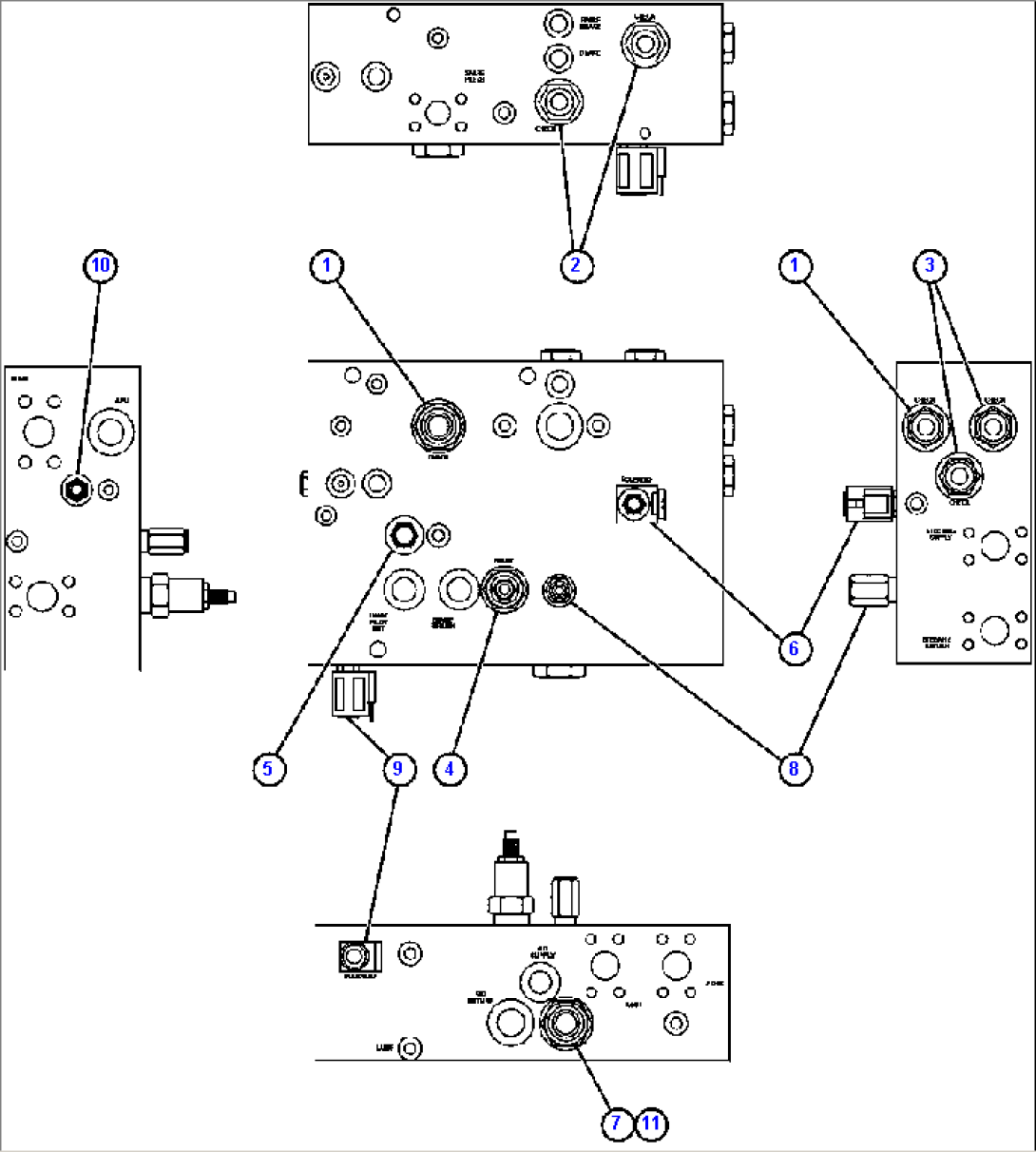 BLEEDDOWN MANIFOLD VALVE ASSM (PC0700)