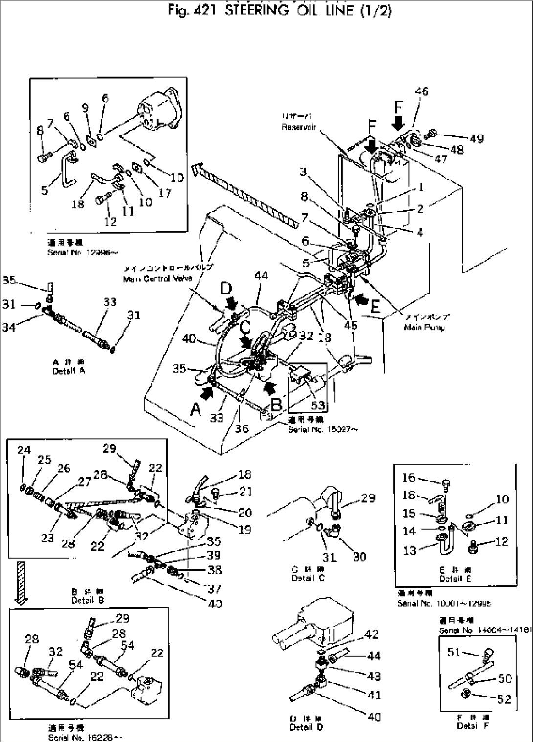 STEERING OIL LINE (1/2)