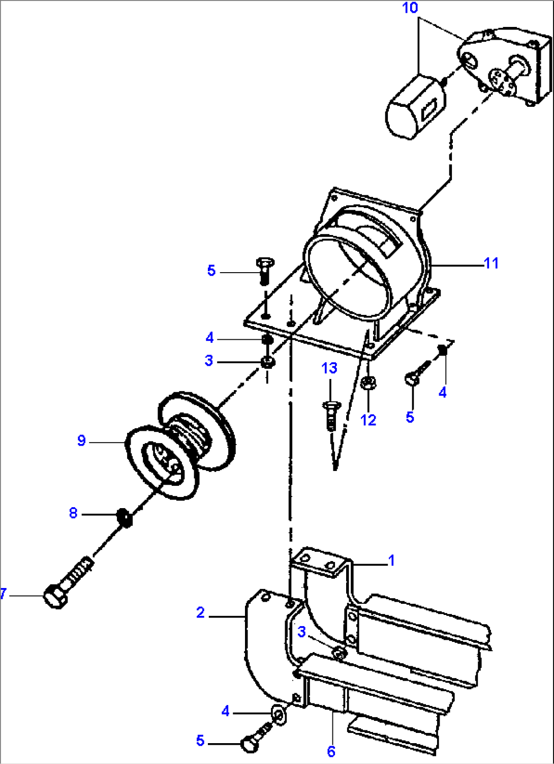 FIG. T0260-01A0 AUXILIARY HOIST INSTALLATION - 150FA