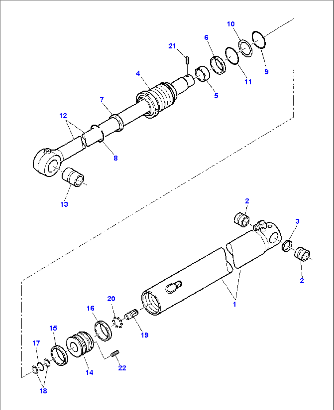 OUTRIGGER CYLINDER R.H. (INNER PARTS)