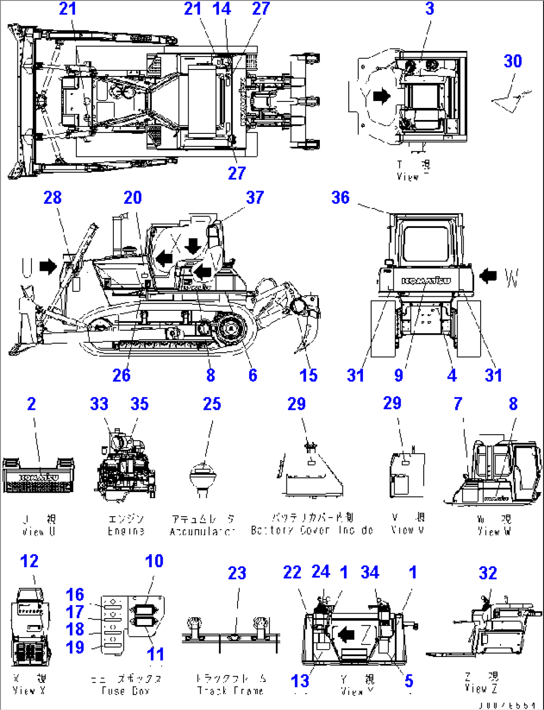 MARKS AND PLATES (GERMAN) (EU NEW NOISE REDUCTION ARRANGEMENT 2)(#11001-)