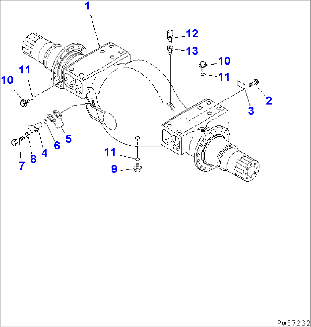 FRONT AXLE (HOUSING)