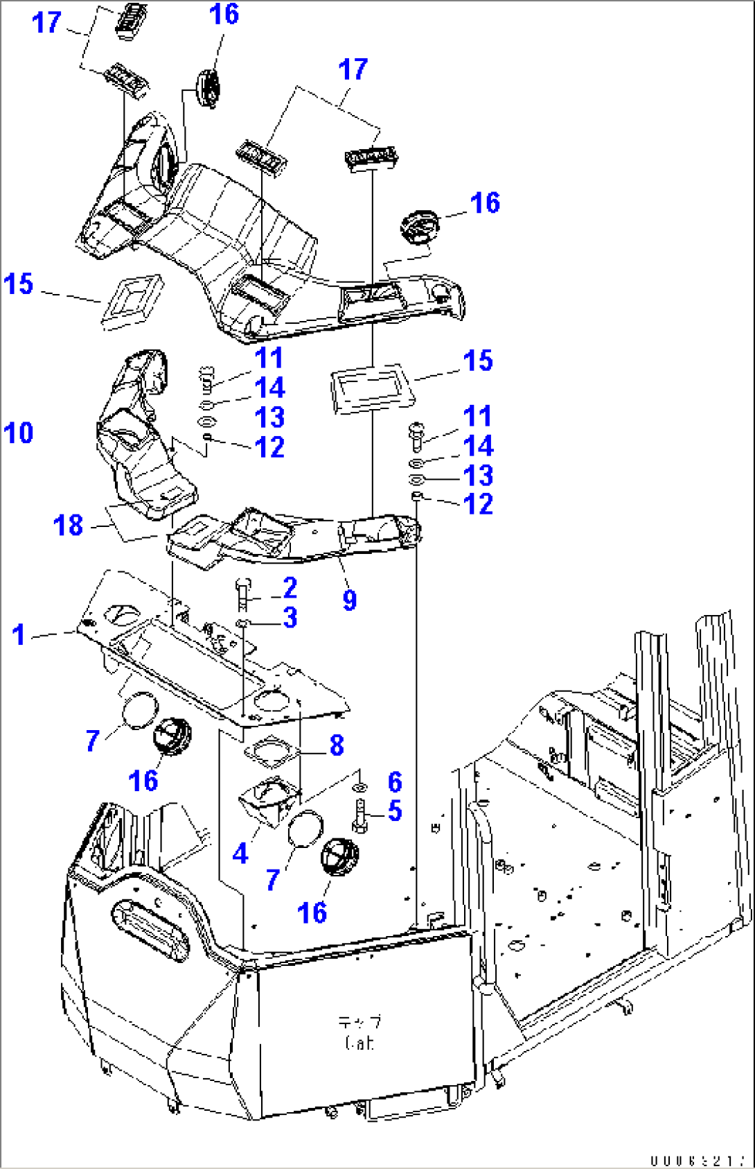 AIR CONDITIONER AND HEATER (DUCT)(#75001-)