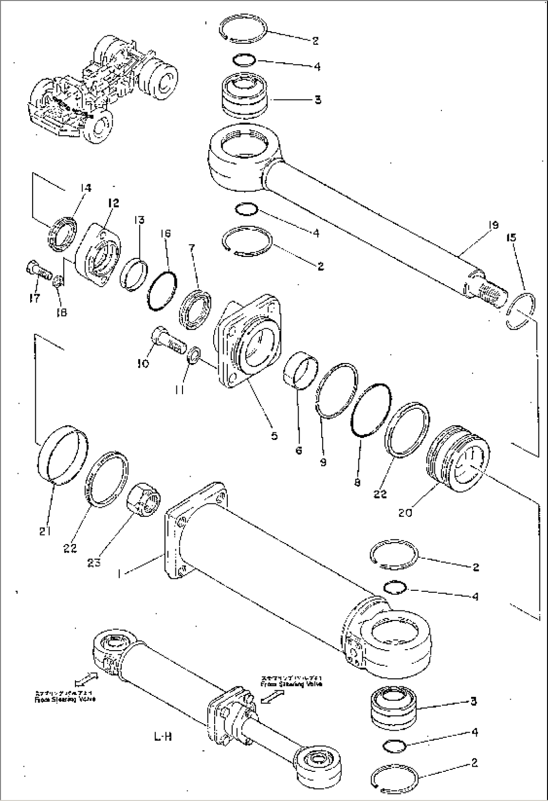STEERING CYLINDER (FOR -40C SPEC.)
