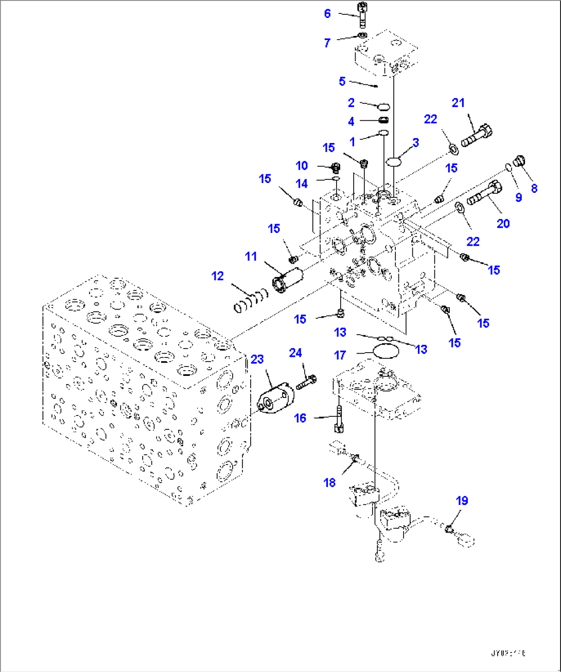 Control Valve, Inner Parts (15/22) (#500470-)