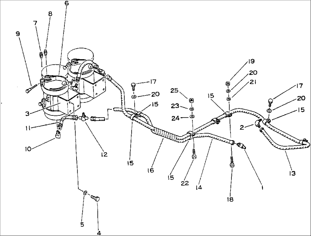 BYPASS FILTER MOUNT AND PIPING