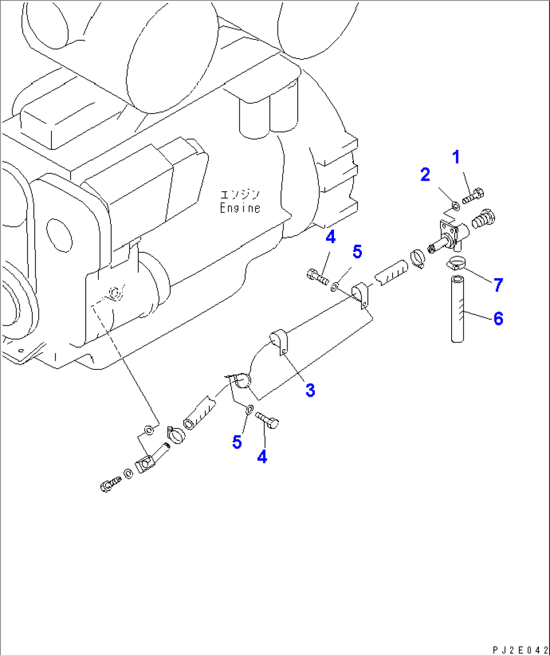 ENGINE ACCESSORY (REMOTE DRAIN)(#51001-)