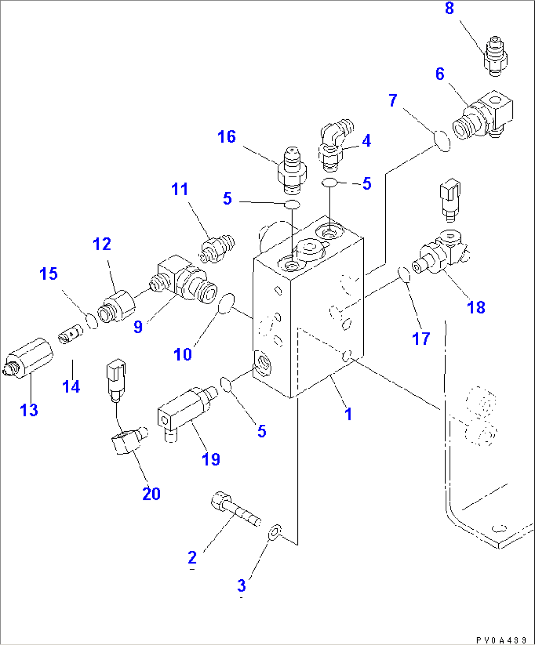 P.P.C. MAIN LINE (TIMER VALVE)(#2012-)