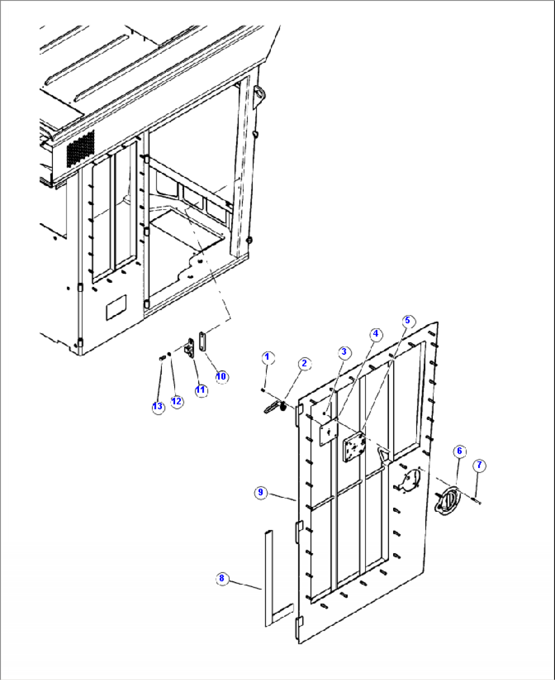 K0210-01A0 DOOR MOUNTING