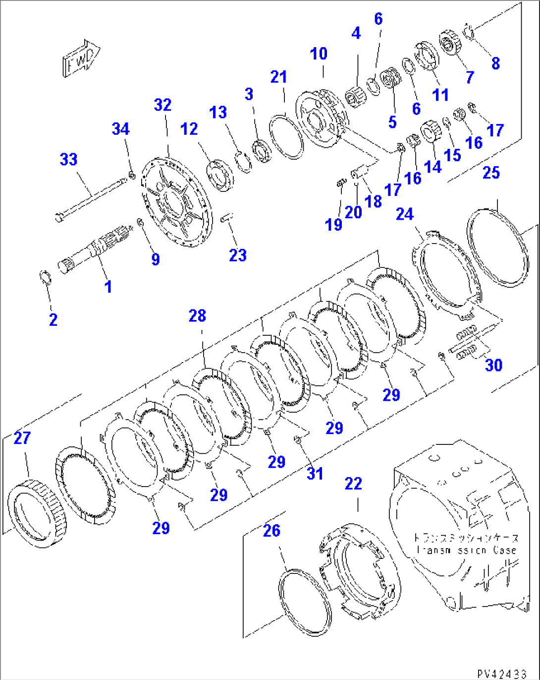 TRANSMISSION (REVERSE CLUTCH)