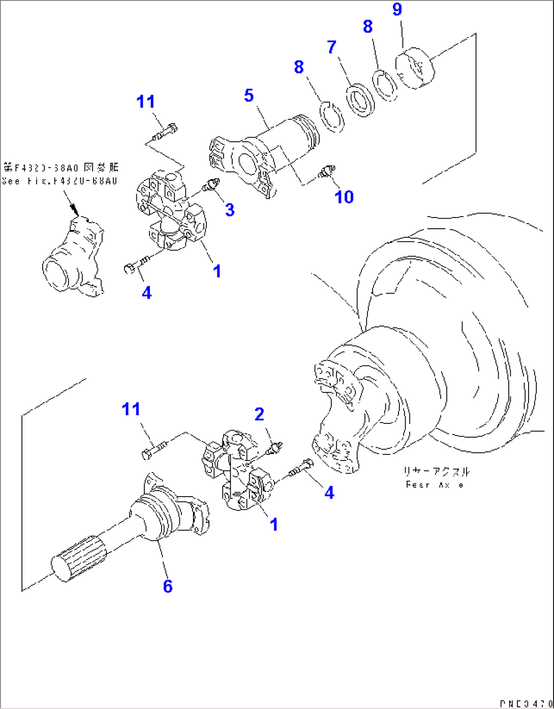DRIVE SHAFT (REAR AXLE SIDE)