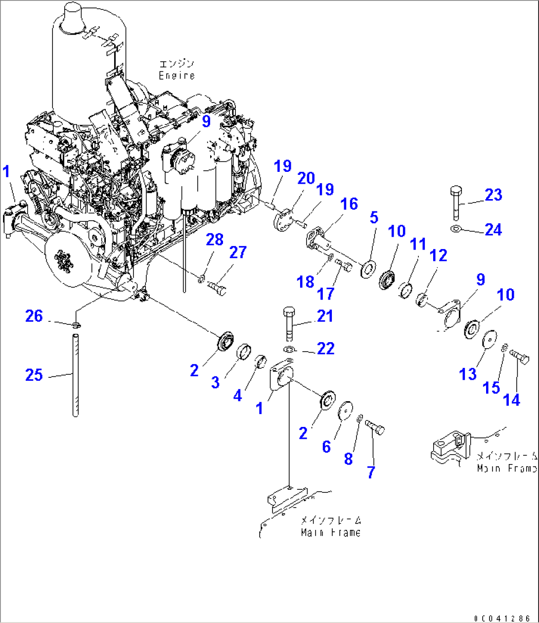 ENGINE MOUNT(#80001-)