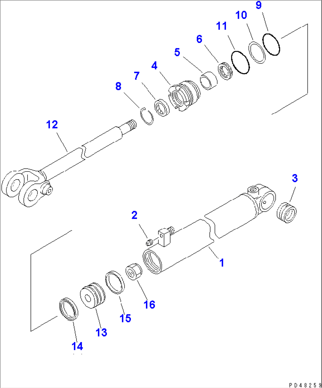 STEERING CYLINDER