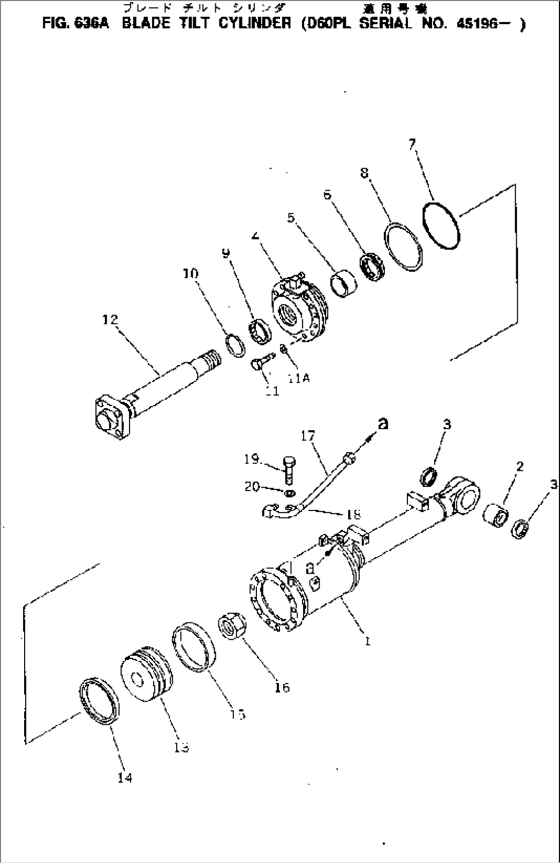 TILT CYLINDER(#46182-)