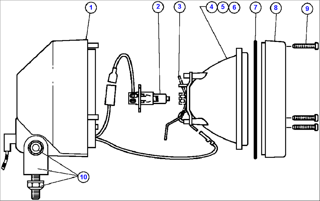 LIGHT ASSEMBLY (SUPER HALOGEN)
