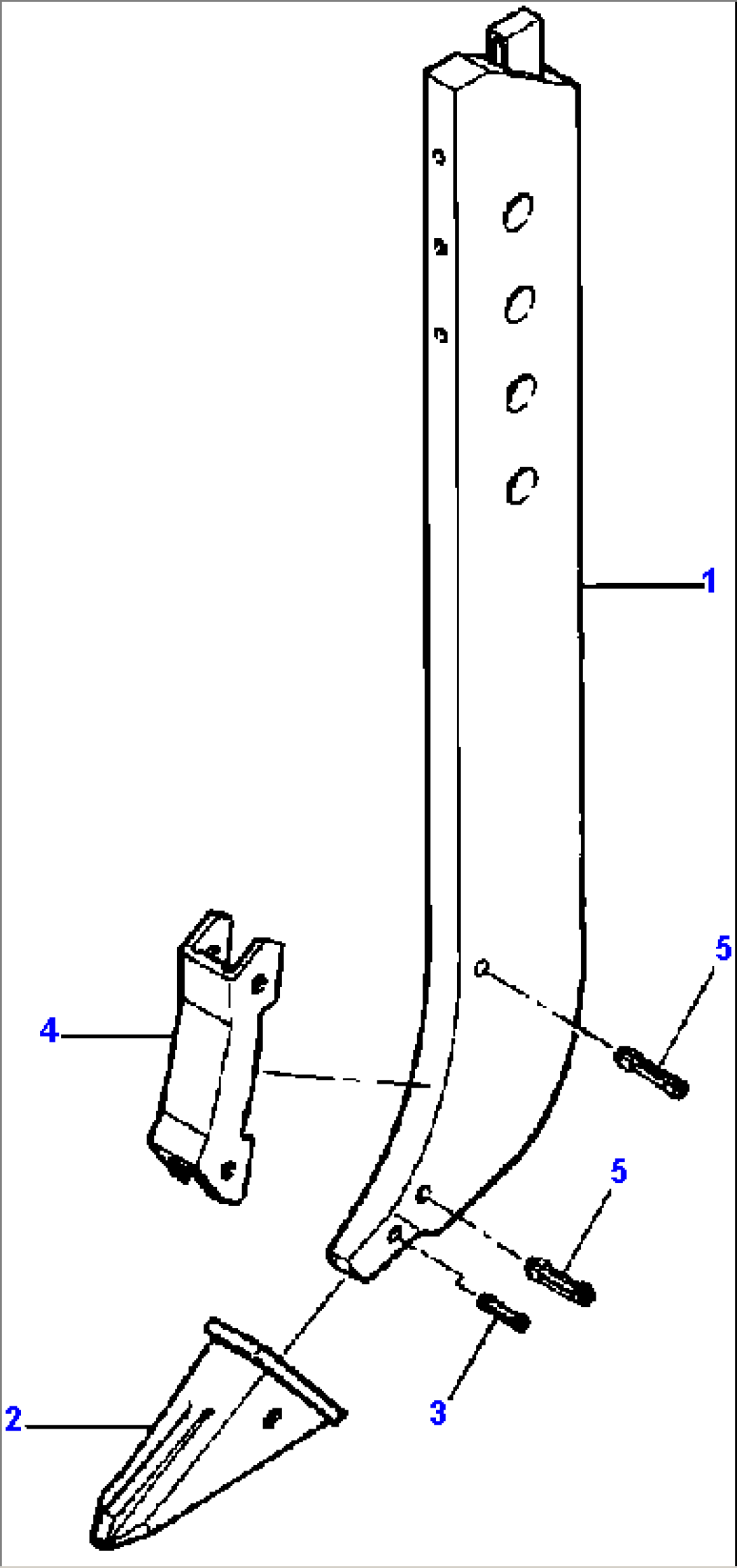RIPPER SHANK - DEEP DIG SINGLE SHANK RIPPER