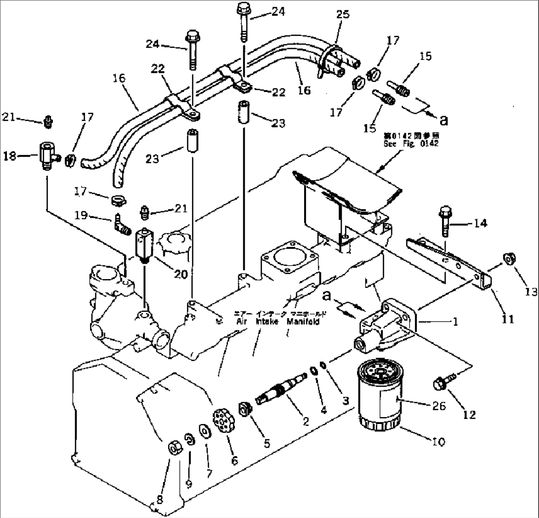 CORROSION RESISTOR AND PIPING (HIGH ALTITUDE SPEC.)(#10001-27355)