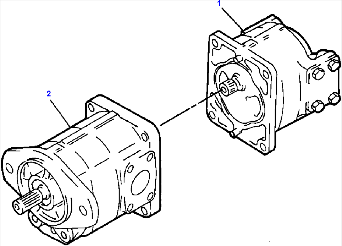 HYDRAULIC PUMP - DANA LIFT, DUMP, AND STEERING