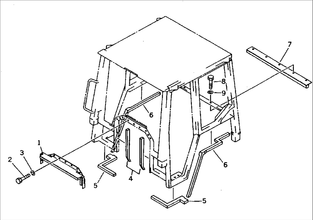 ROPS CAB (MOUNTING PARTS) (5/5)