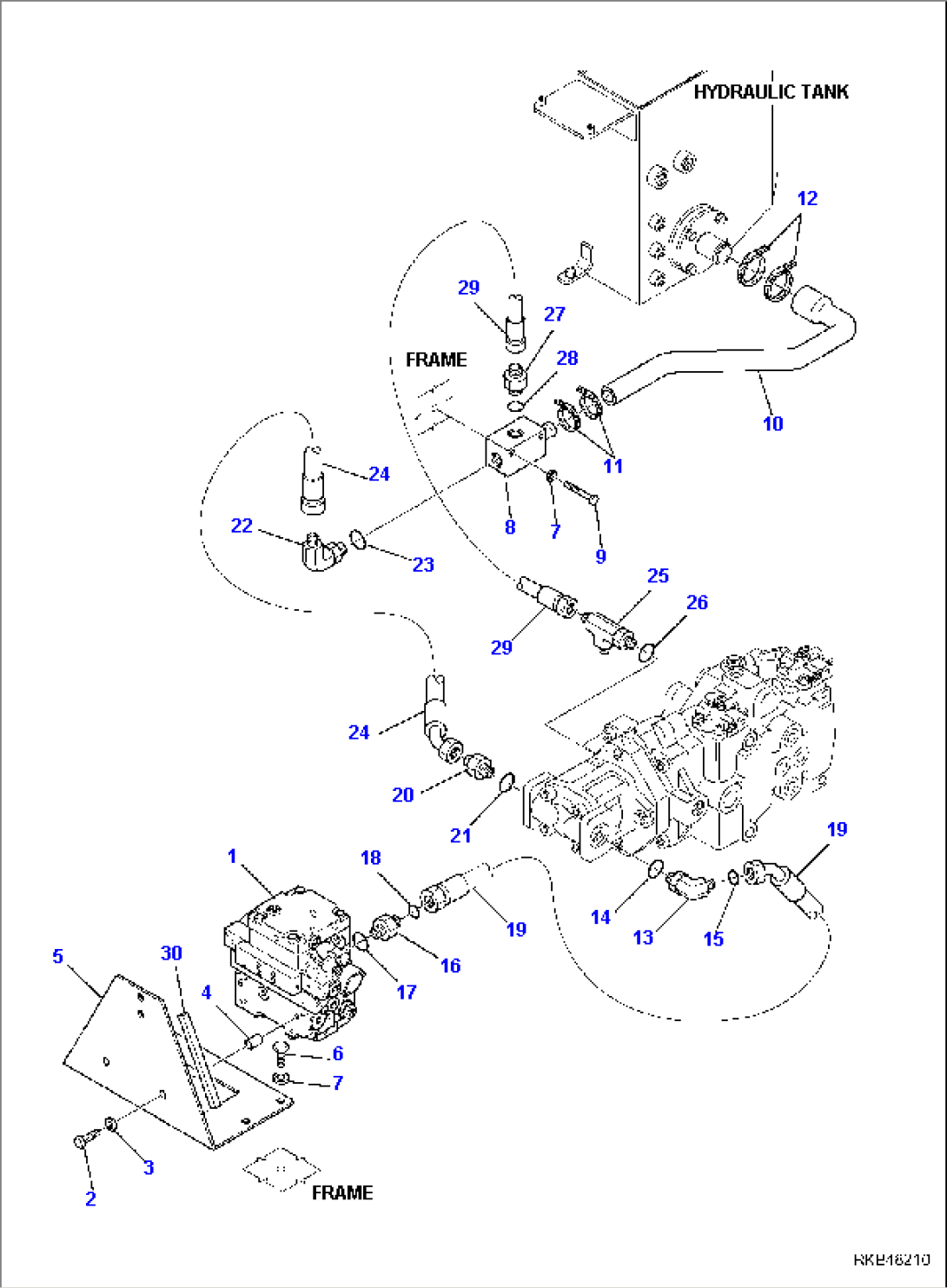 HYDRAULIC PIPING (SUCTION AND DELIVERY LINE)