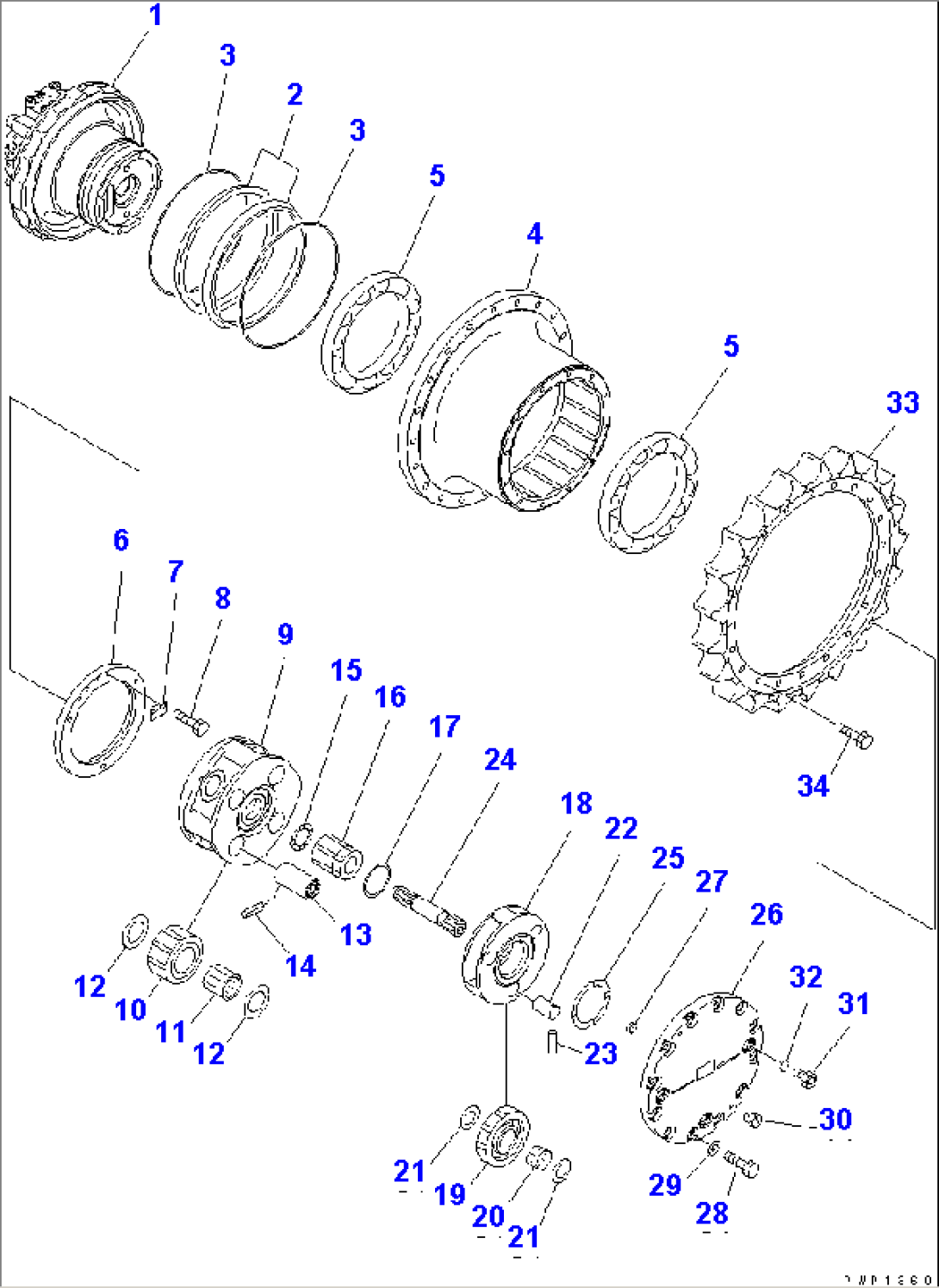 FINAL DRIVE (SUPPLY ONLY)(#203013-)