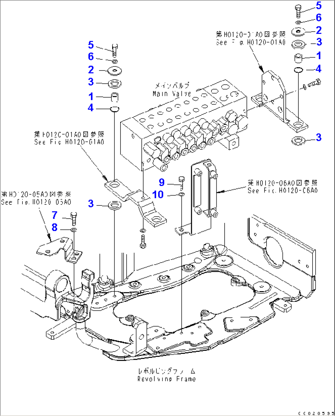 MAIN VALVE (MOUNTING PARTS)