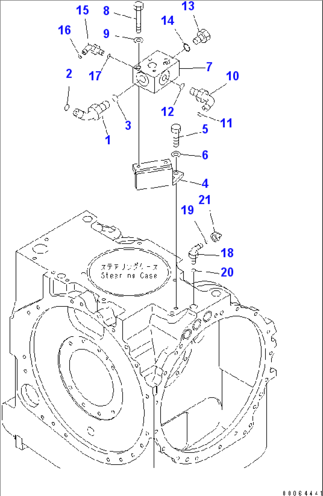 POWER TRAIN (PIPING AND BRACKET)(#85001-)