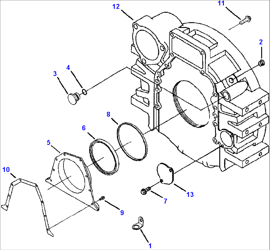 FIG. A8106-A3A9 FLYWHEEL HOUSING