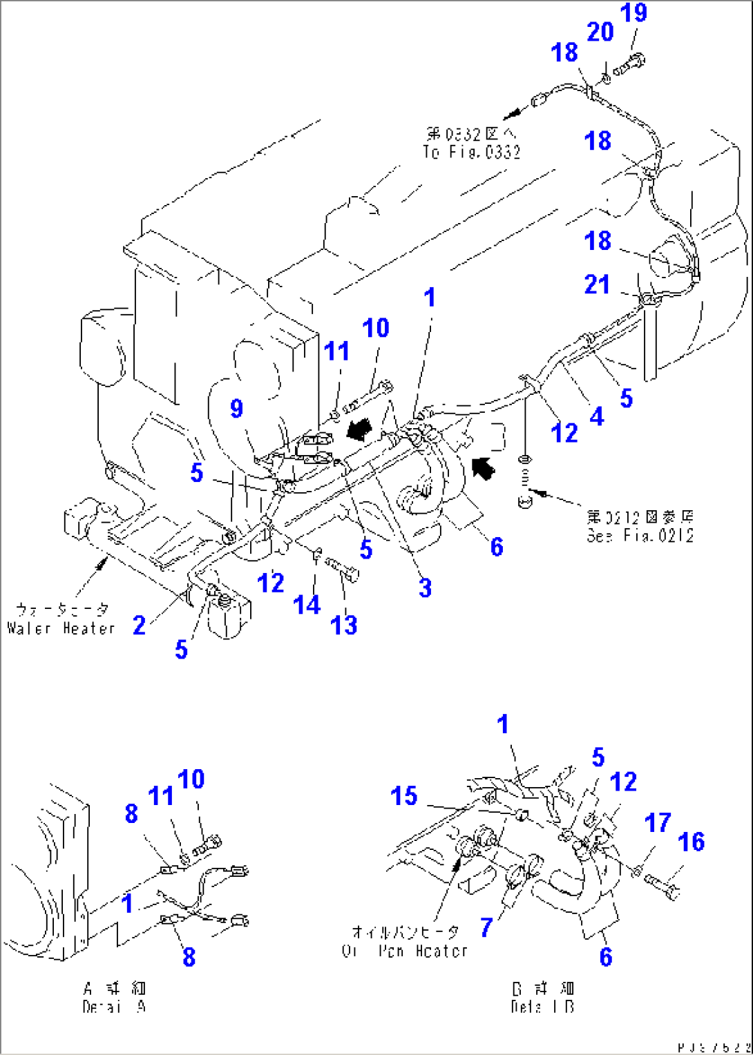 WATER HEATER WIRING (COLD WEATHER (B) SPEC.)