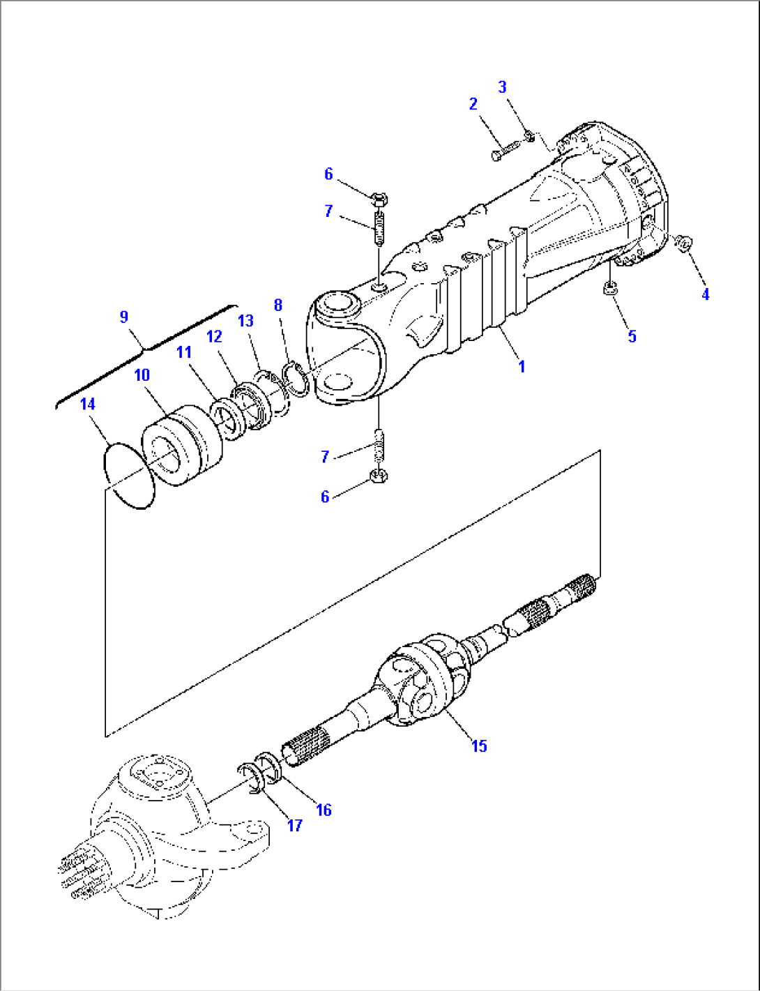 FRONT AXLE (3/6)