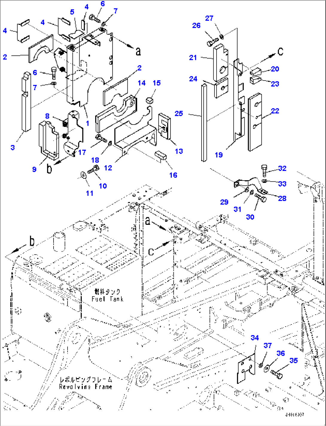 Machine Cab Partition, Cover and Sheet (#1003-)