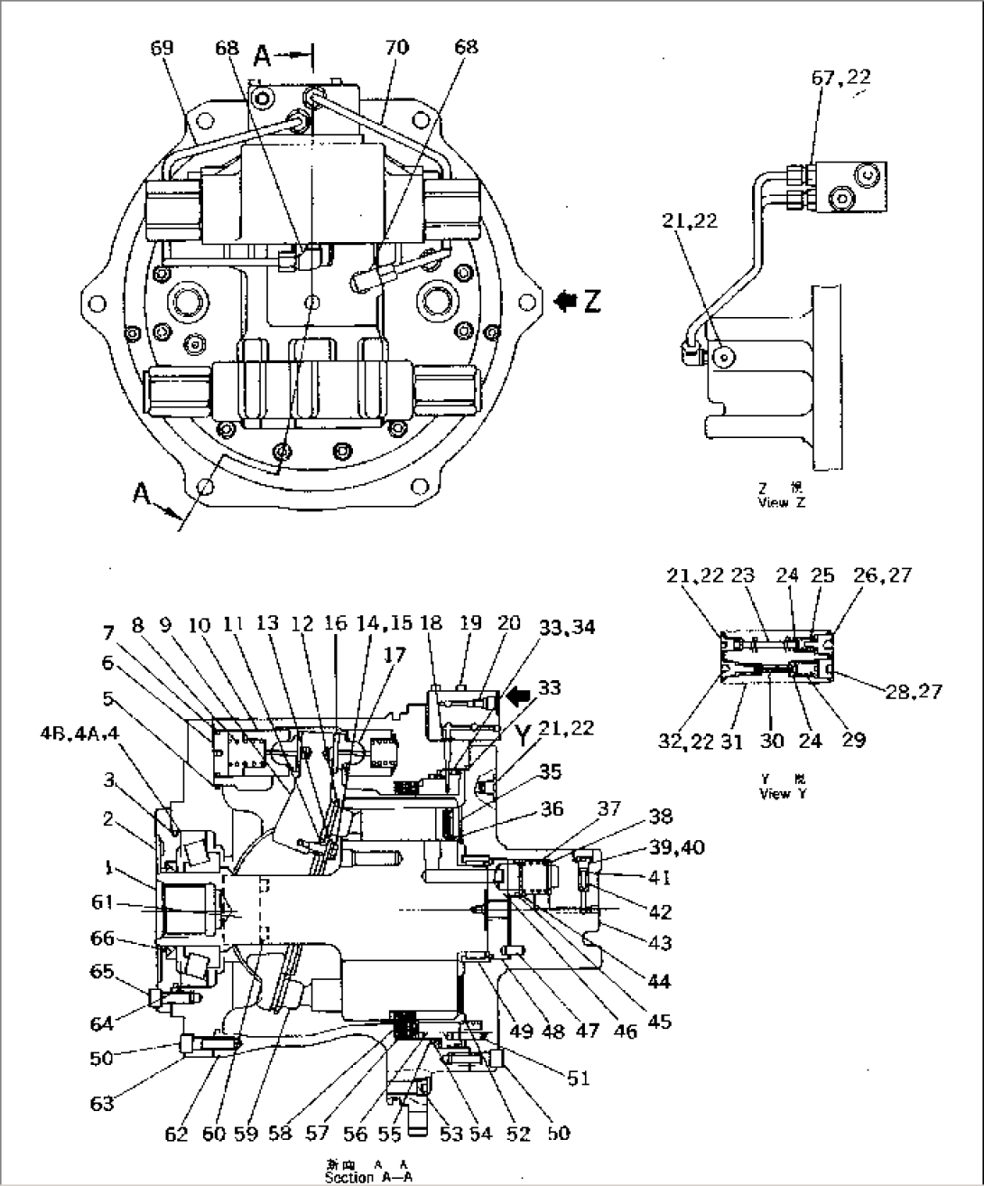 FINAL DRIVE (TRAVEL MOTOR)