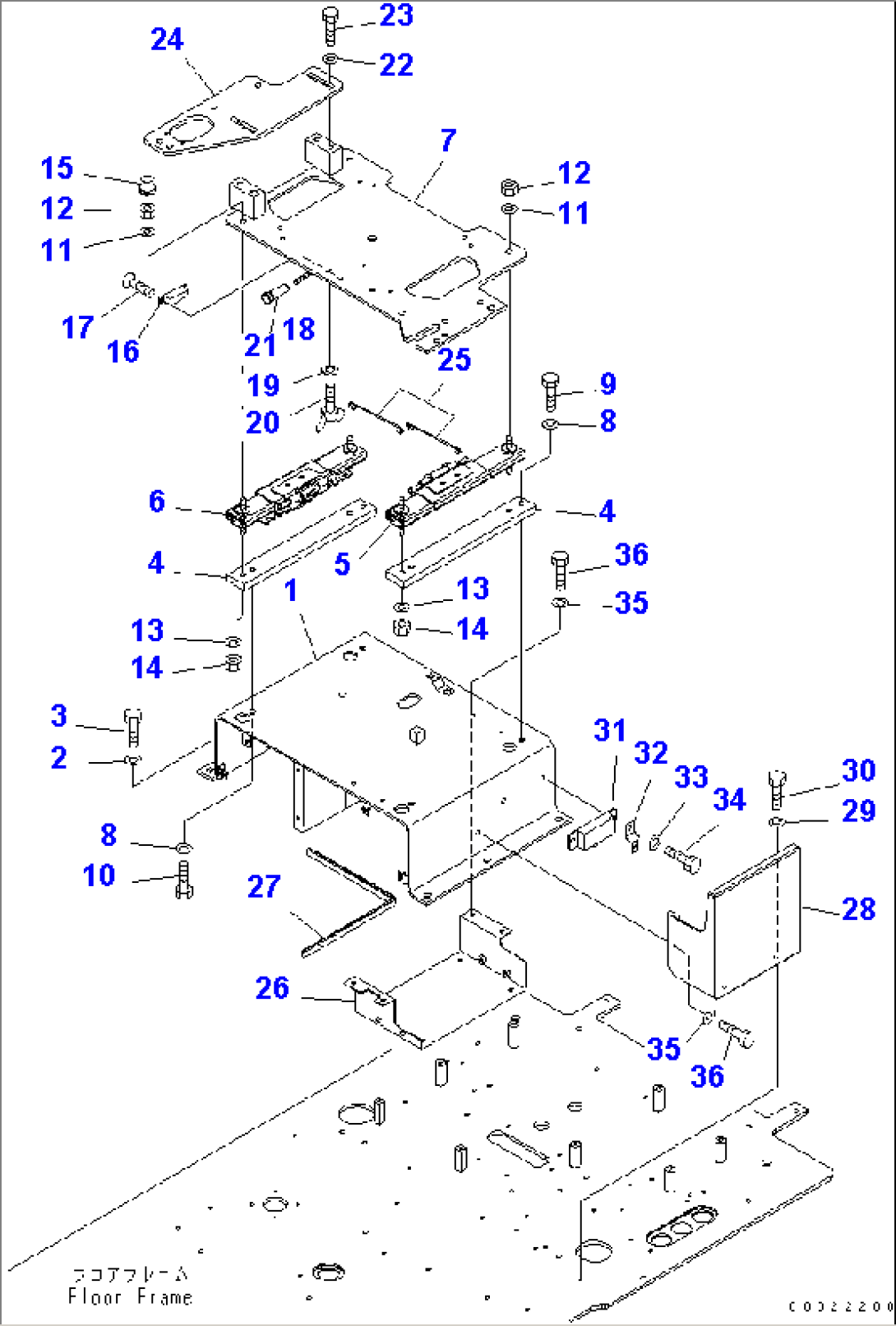 FLOOR (SEAT STAND)