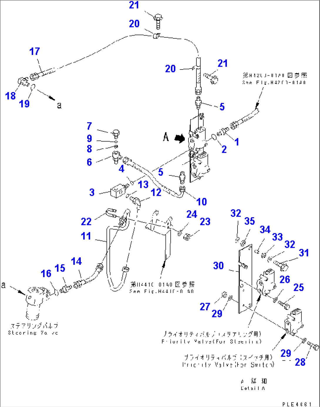 STEERING VALVE (PRIORITY VALVE TO STEERING VALVE LINE)